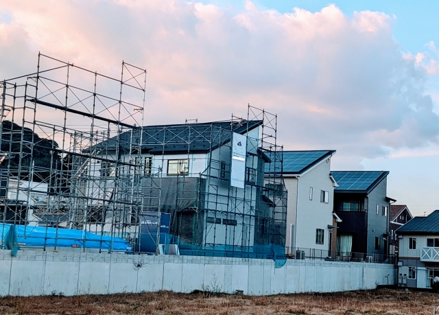 注文住宅工事のイメージ図