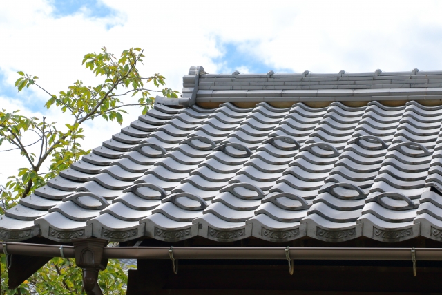 瓦屋根の画像